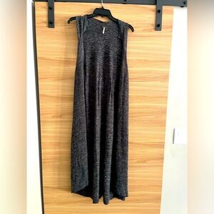 Free People Large lightweight duster vest 4’ long. Perfect condition!